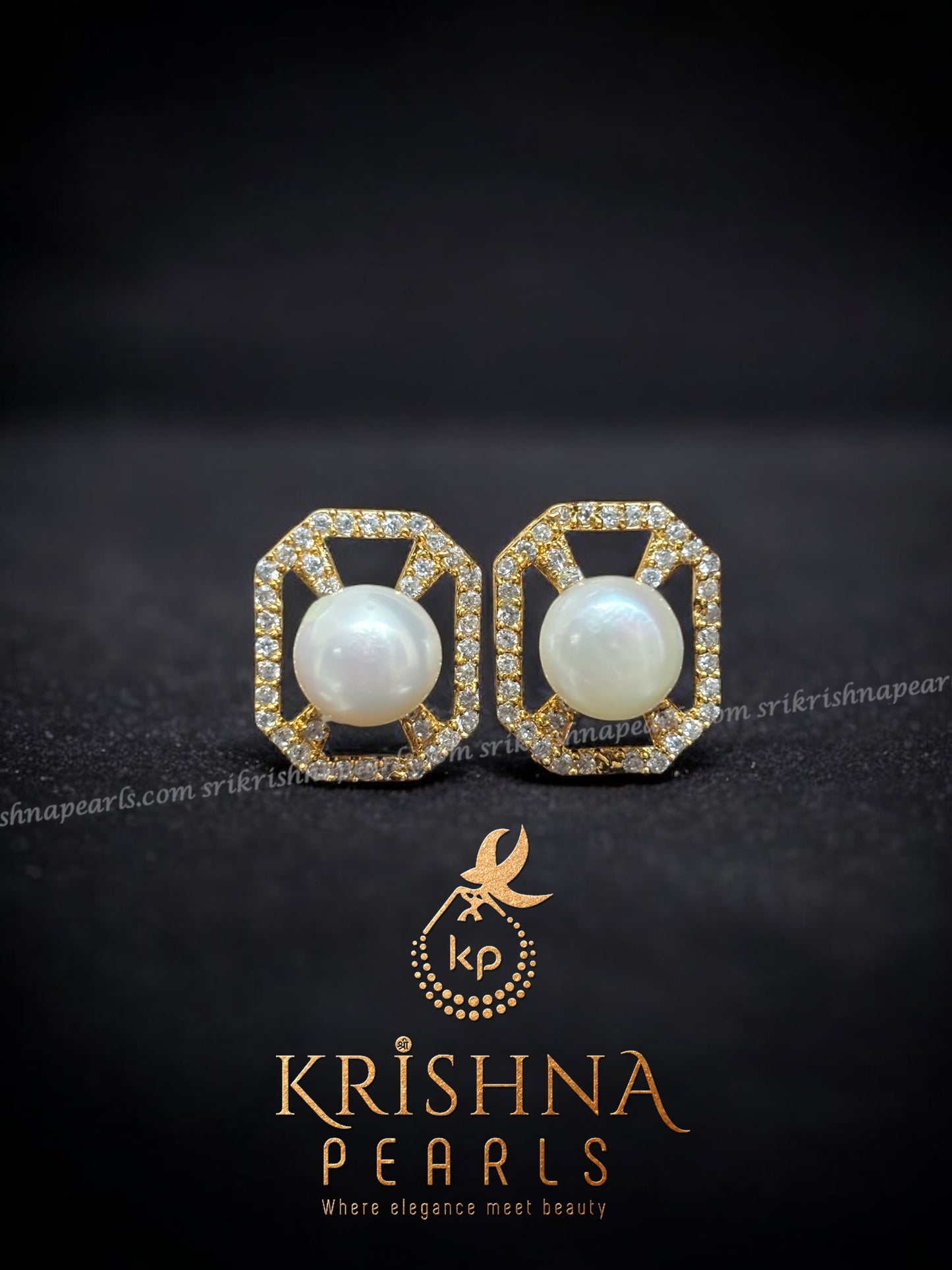 Designer Pearl Studded Earrings