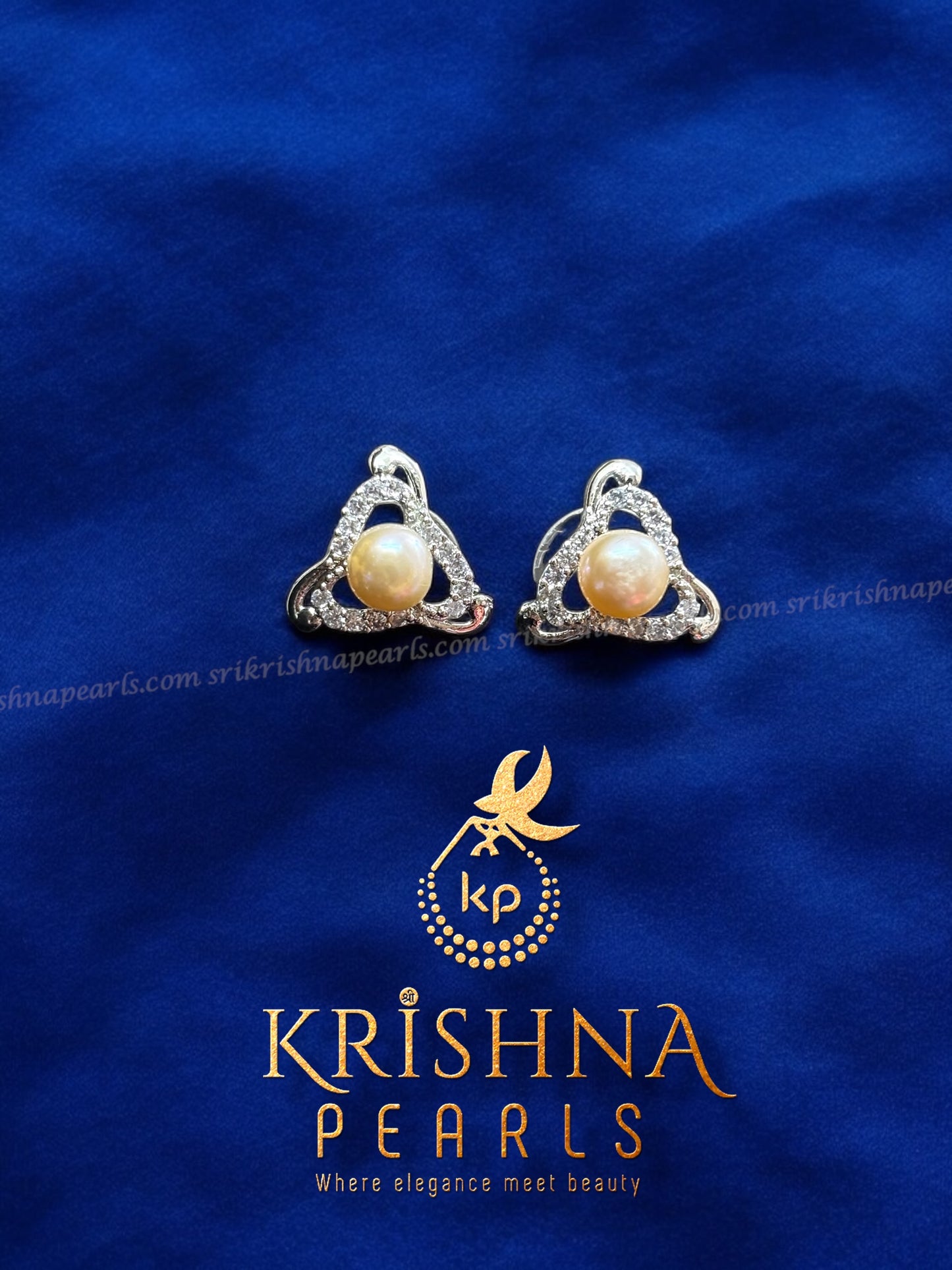 Elegant Pearl Studded Earrings