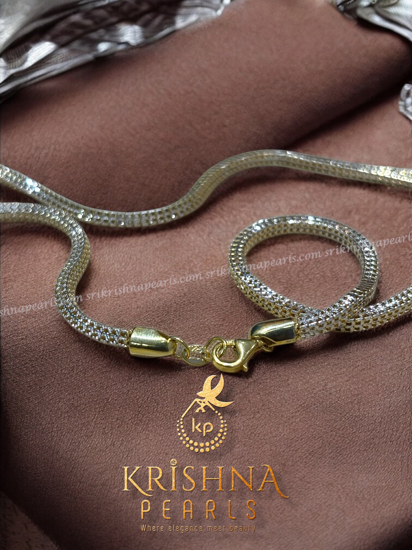 92.5 Pure Silver Designer Chain