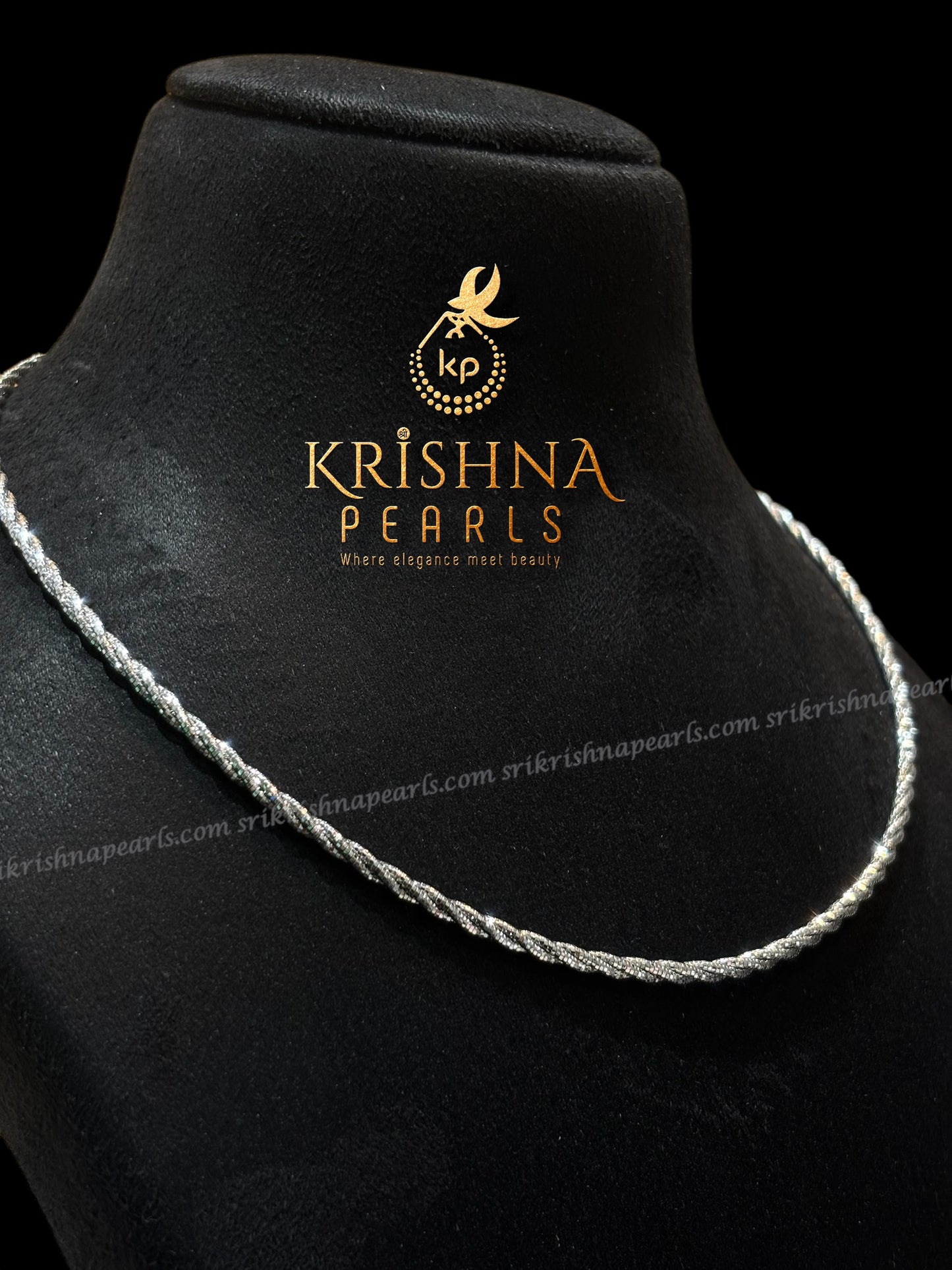 92.5 Pure Silver Twister Chain