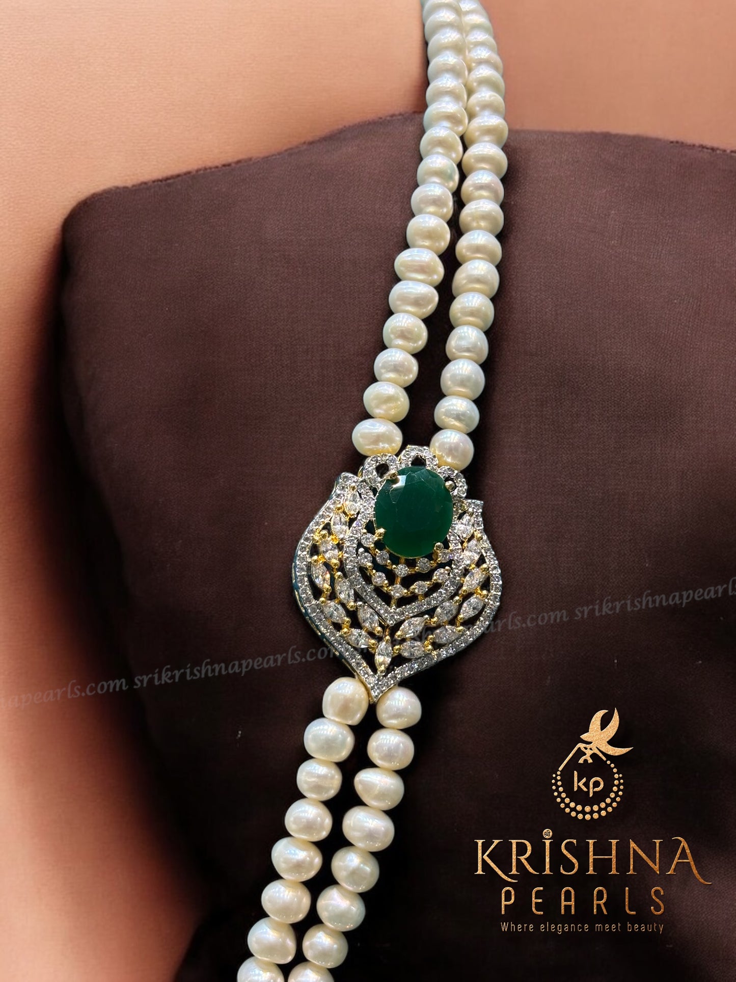 Radiant Two Line Broch Set