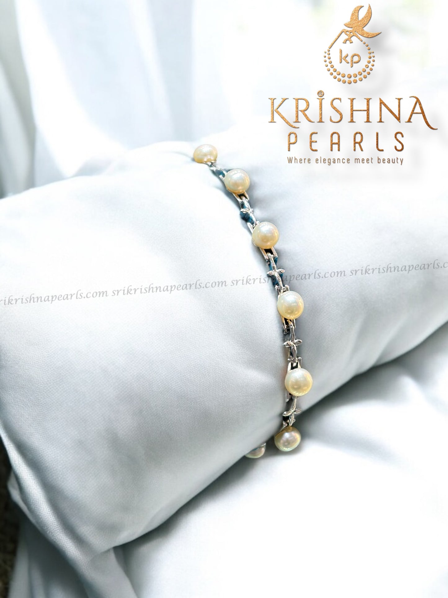 Pearl Embellished Designer Bracelet