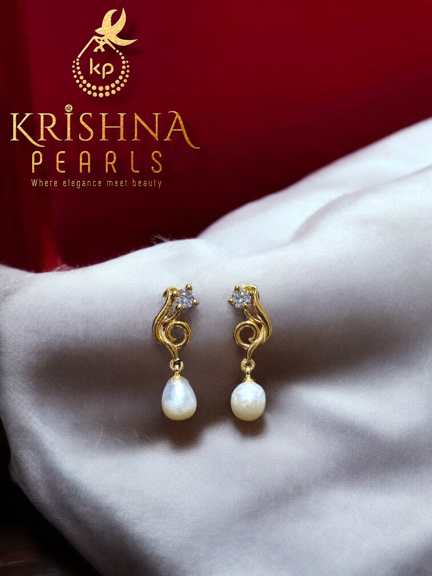 Exclusive White & Pink Button Pearls Set