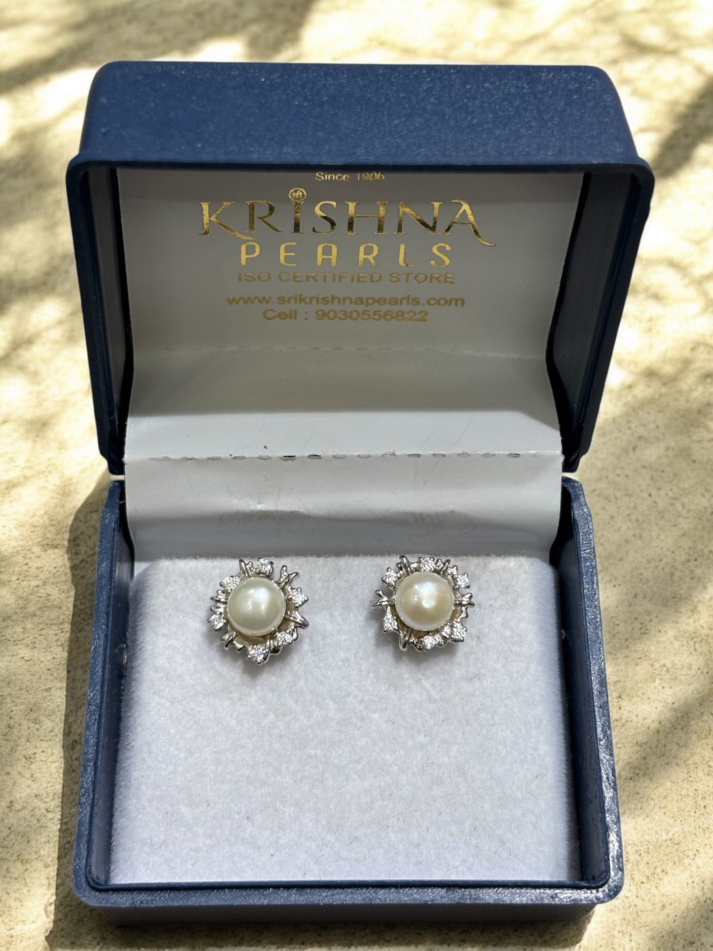 Beautiful Pearl Studded Earrings