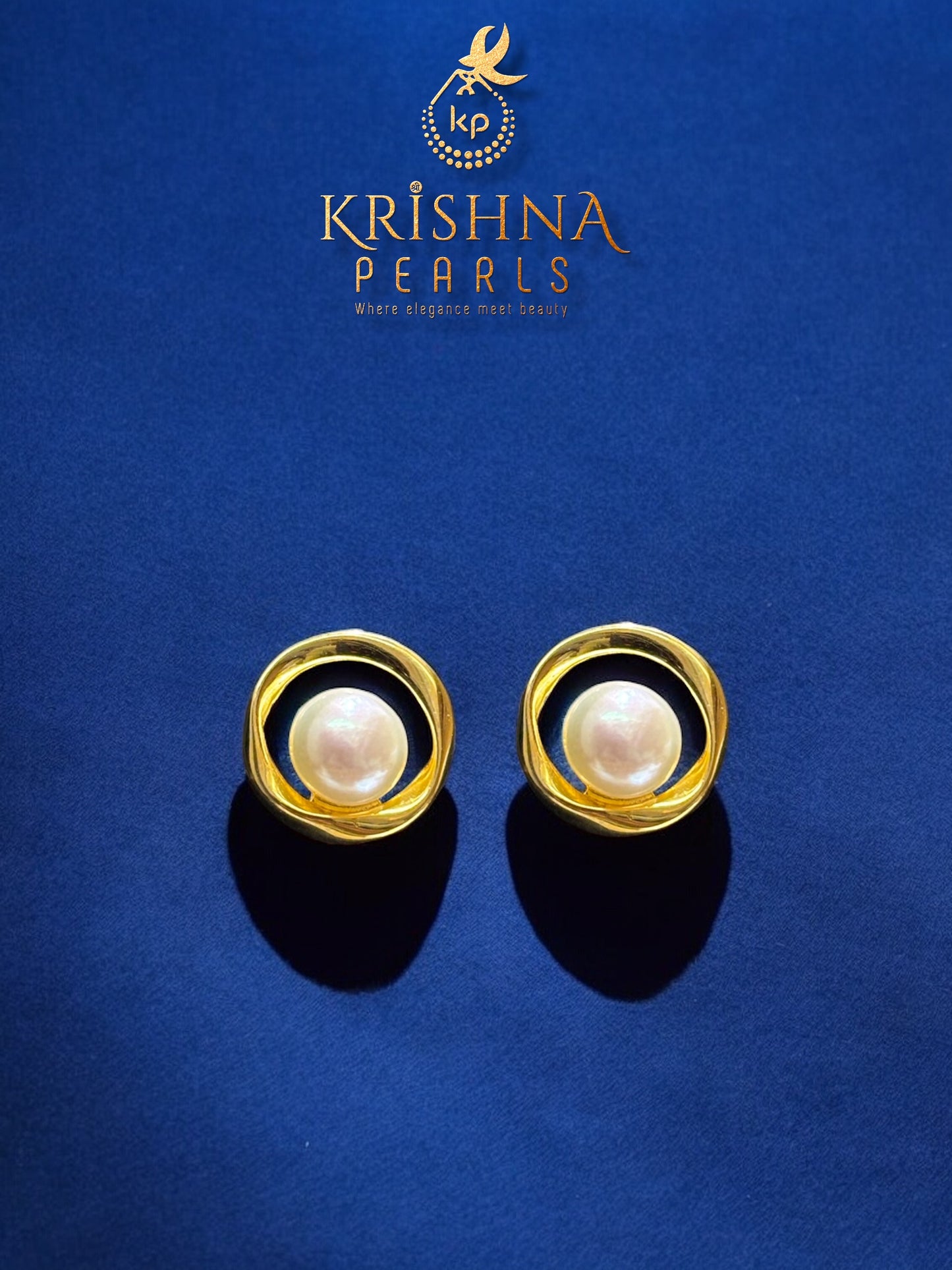 Beautiful Pearl Studded Earrings