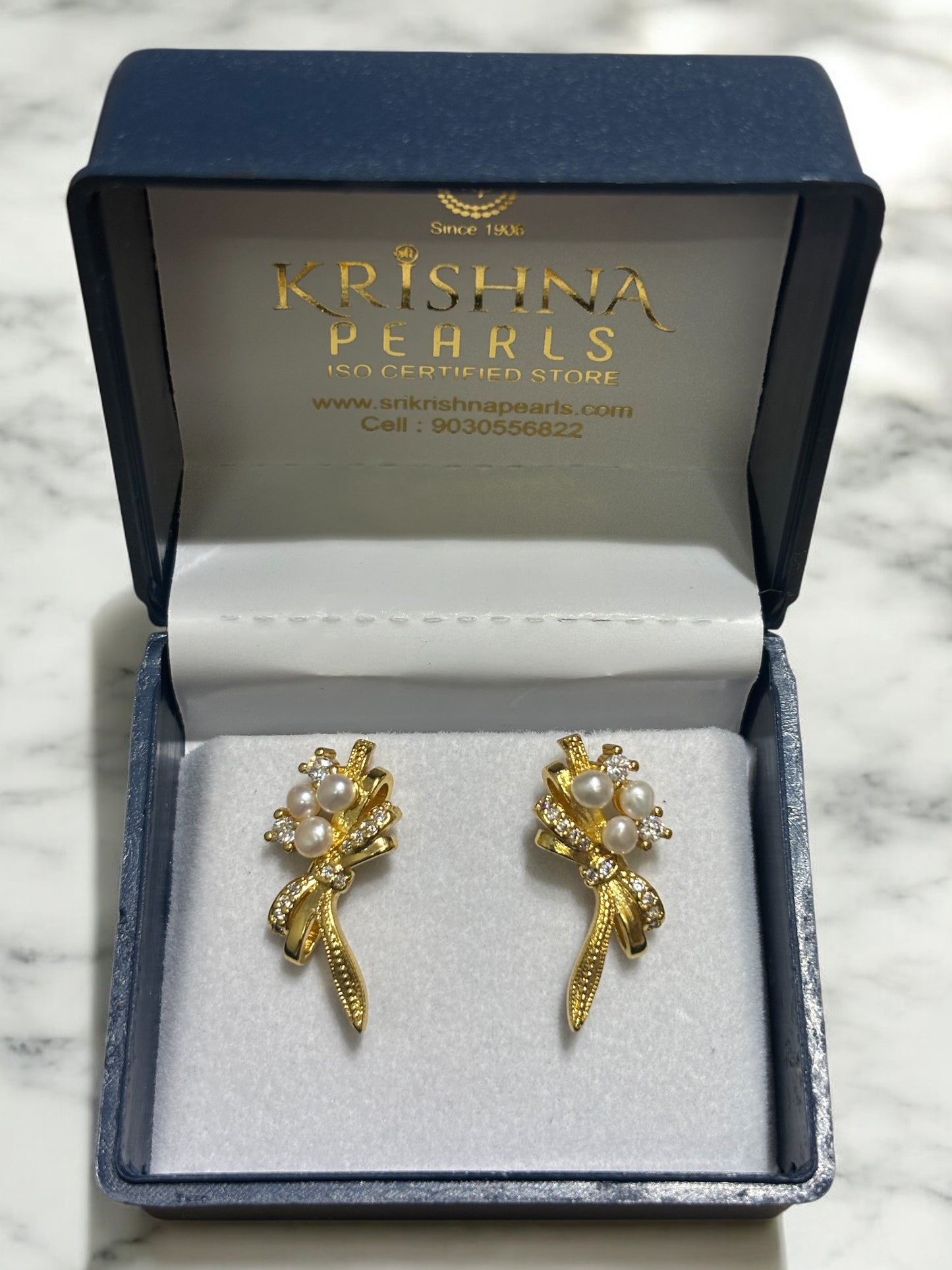 Celestial Bouquet Pearls Studded Earrings