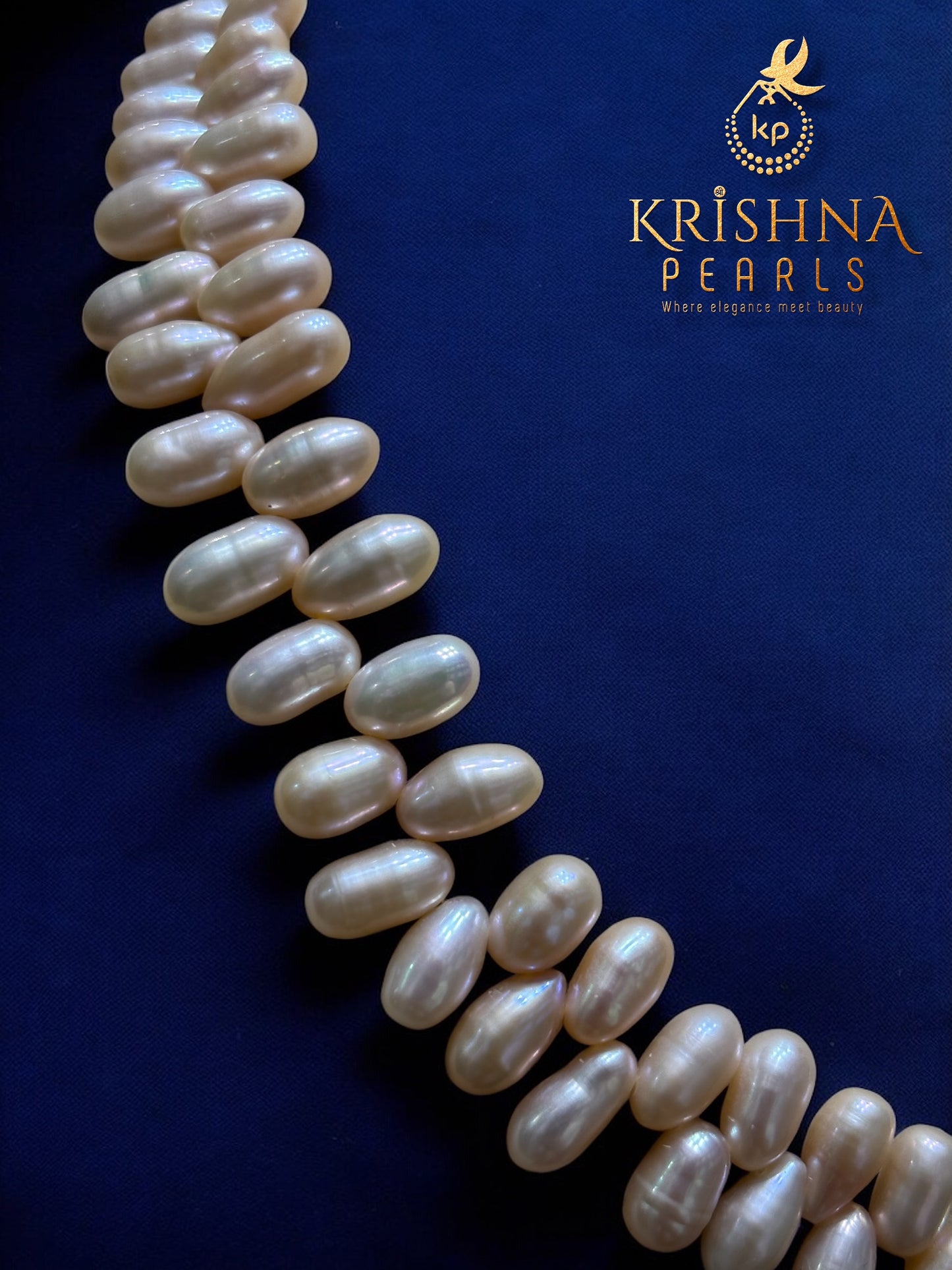 Twin Rows Pink Pearls Necklace