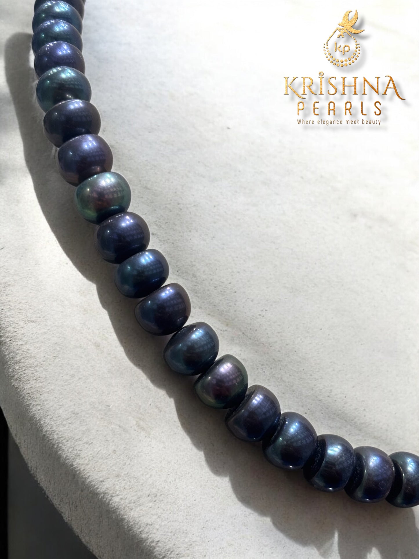 Black Noir Pearls Necklace