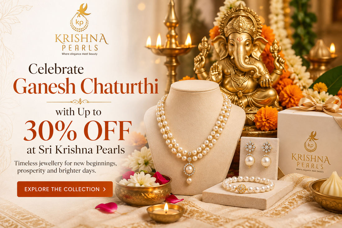 Celebrate Ganesh Chaturthi with Up to 30% OFF at Sri Krishna Pearls