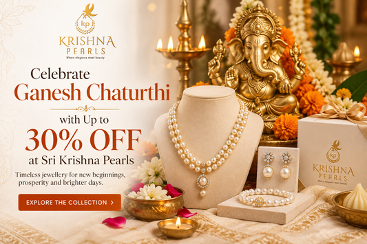 Celebrate Ganesh Chaturthi with Up to 30% OFF at Sri Krishna Pearls