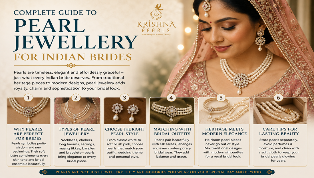 Complete Guide to Pearl Jewellery for Indian Brides