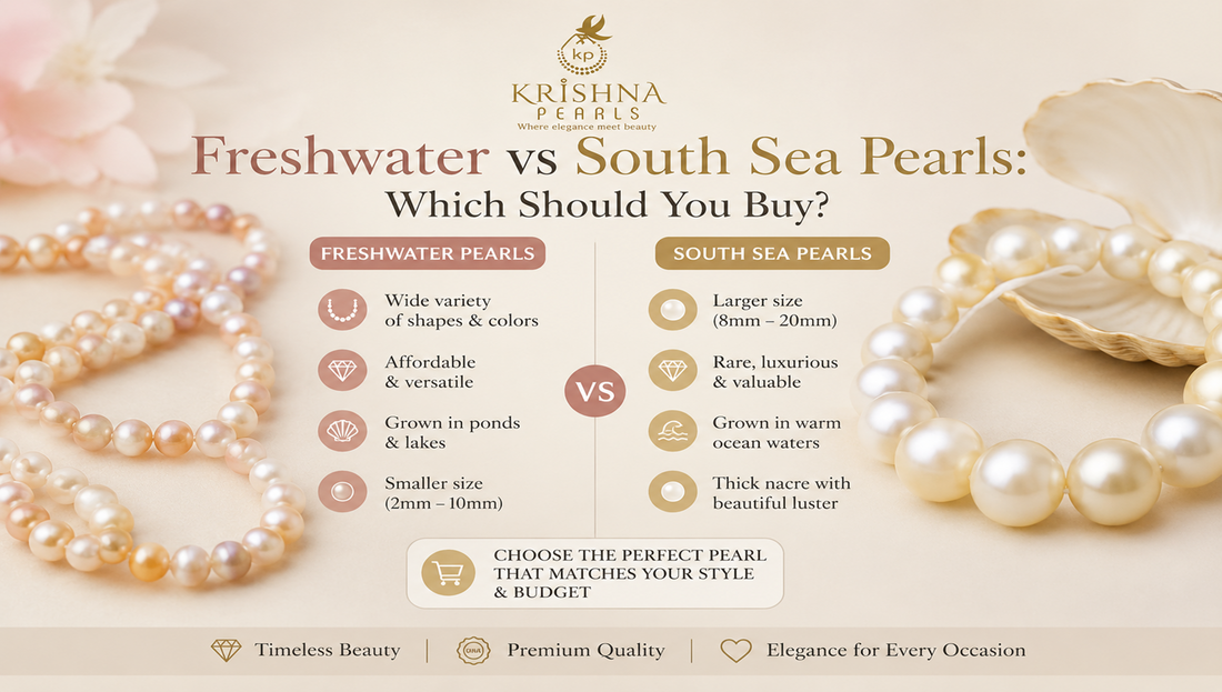 Freshwater vs South Sea Pearls: Which Should You Buy?