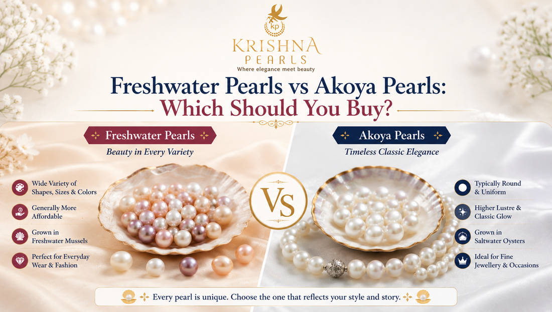 Freshwater Pearls vs Akoya Pearls: Which Should You Buy?