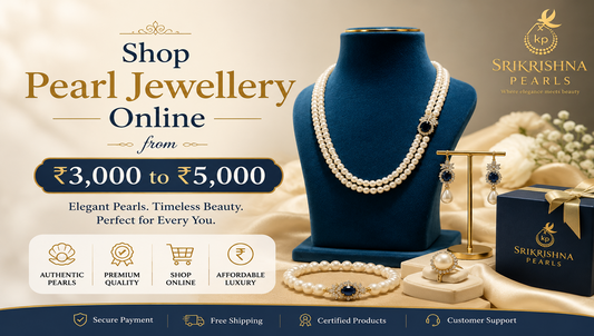 Shop Pearl Jewellery Online from ₹3,000 to ₹5,000