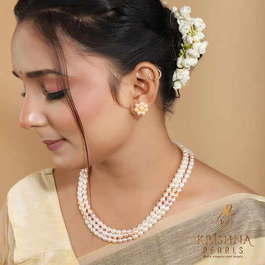 Beautiful Oval Multi Colour Necklace