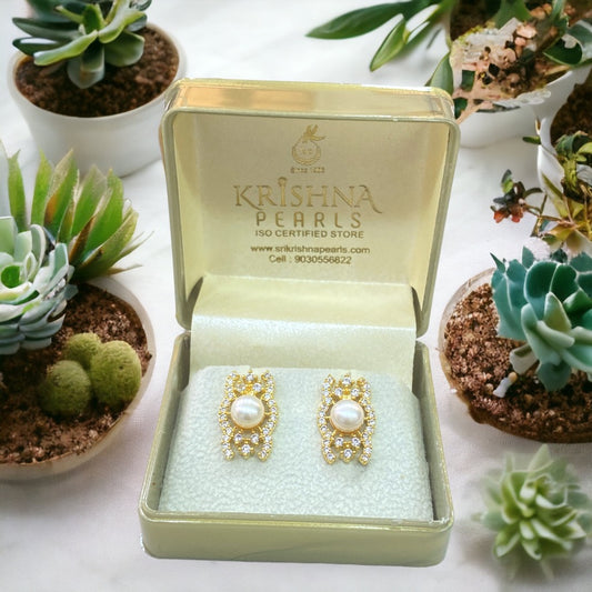 Designer Pearl Earrings