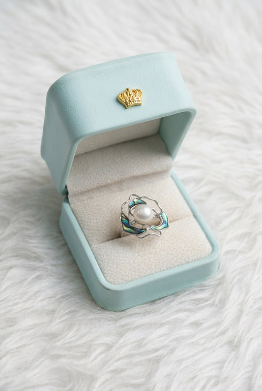 Designer Pearl Adjustable Finger Ring