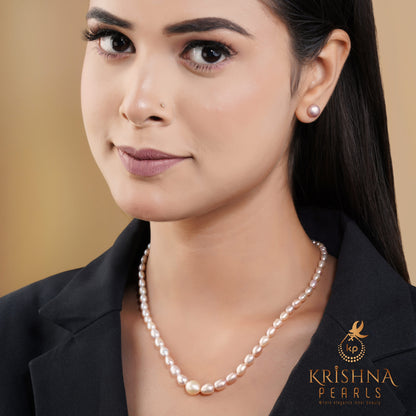 Attractive Pink Pearl Grading Necklace