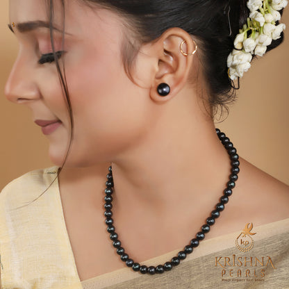 Black Pearl Round 7-8mm