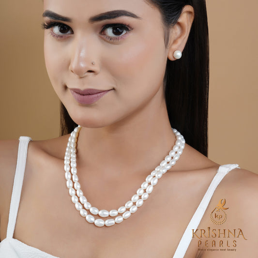 Stunning Oval Pearl Grading Two Line