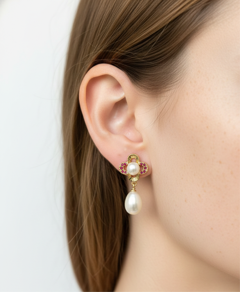 Ruby Studded Hangings