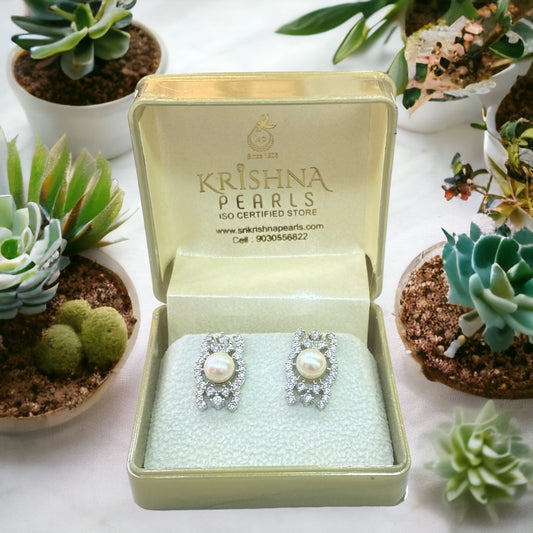 Designer Pearl Earrings