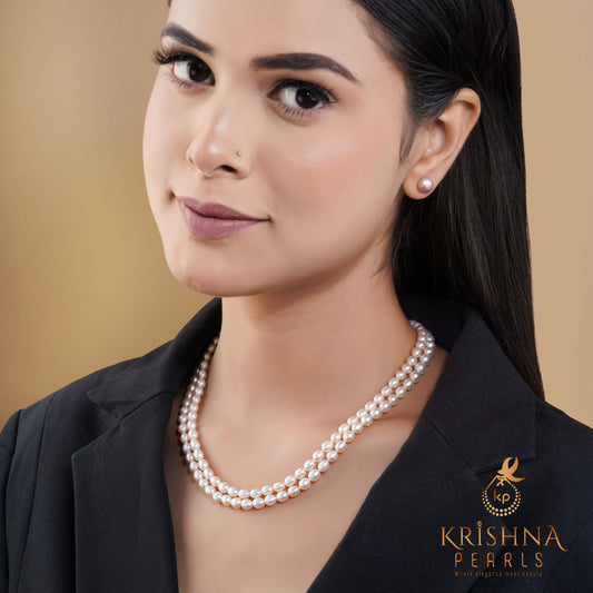 Beautiful Pink Pearl Necklace