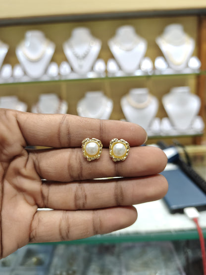 92.5 Silver Post Pin Moonlight Embrace Earrings