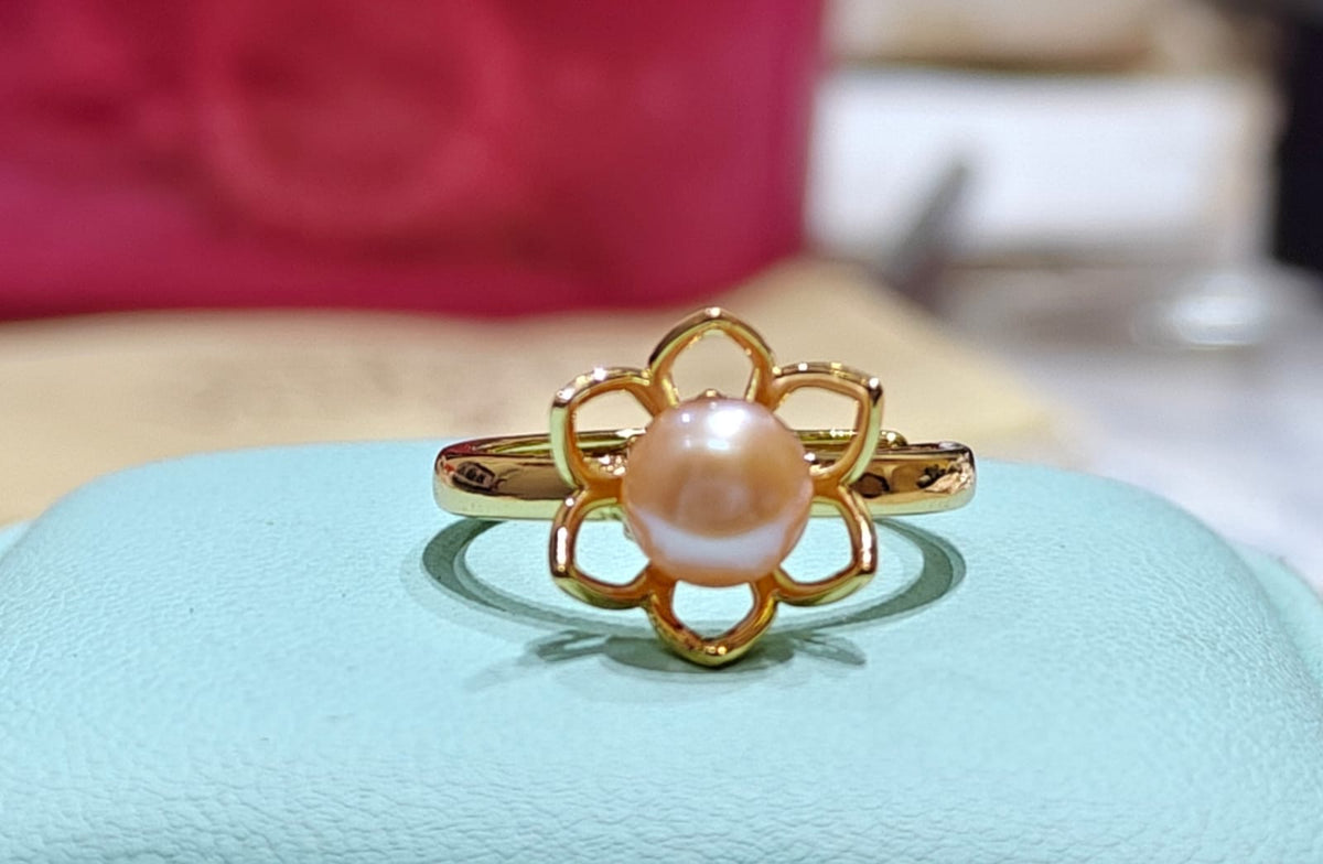 Rose Finger Ring Adjustable