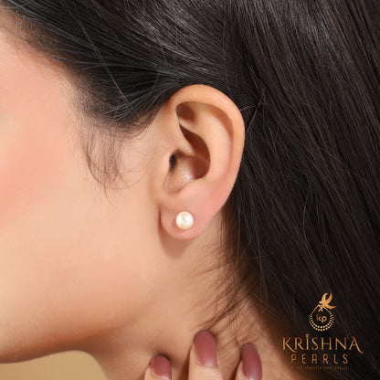 White Pearl Studs