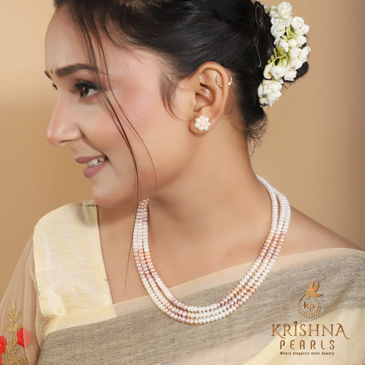 Gorgeous Multi Colour Pearl Necklace