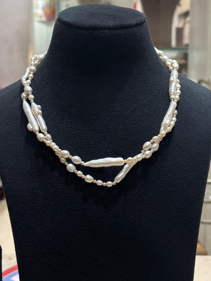 Nature Blessings - A Five Way Wear Long Pearls Long Necklace