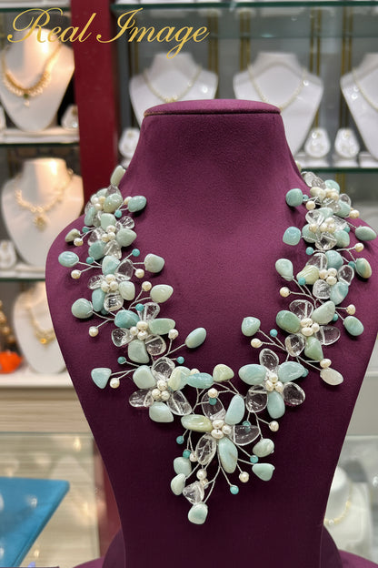 Fancy Real Pearls Necklace