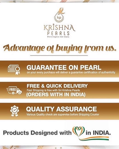 Designer Baroque Pearl With Oyster Flower