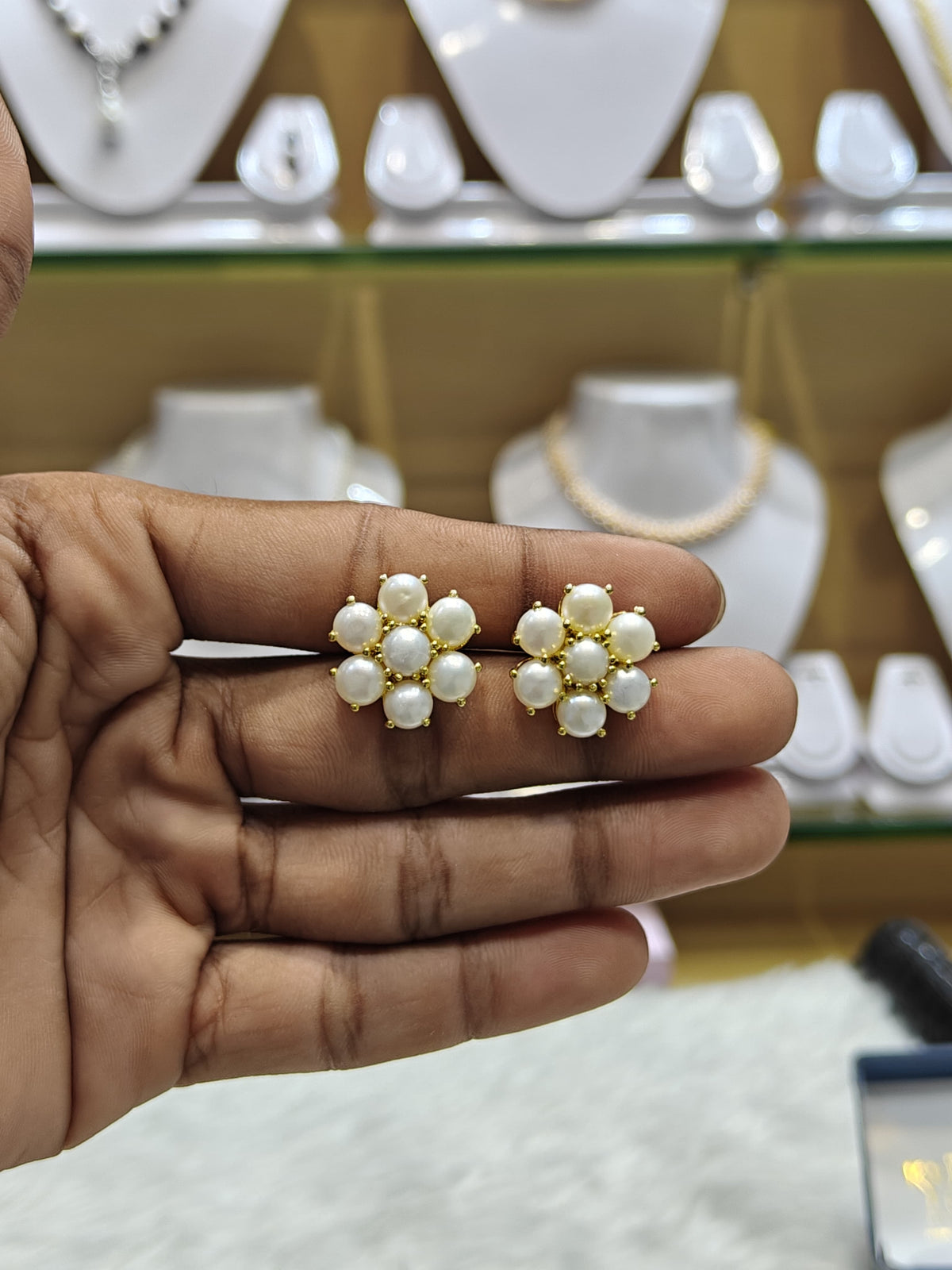 Big Size Authentic Pearls Studds