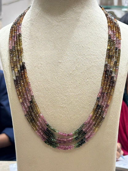 Tourmaline Five Layered Gemstone Jewellery