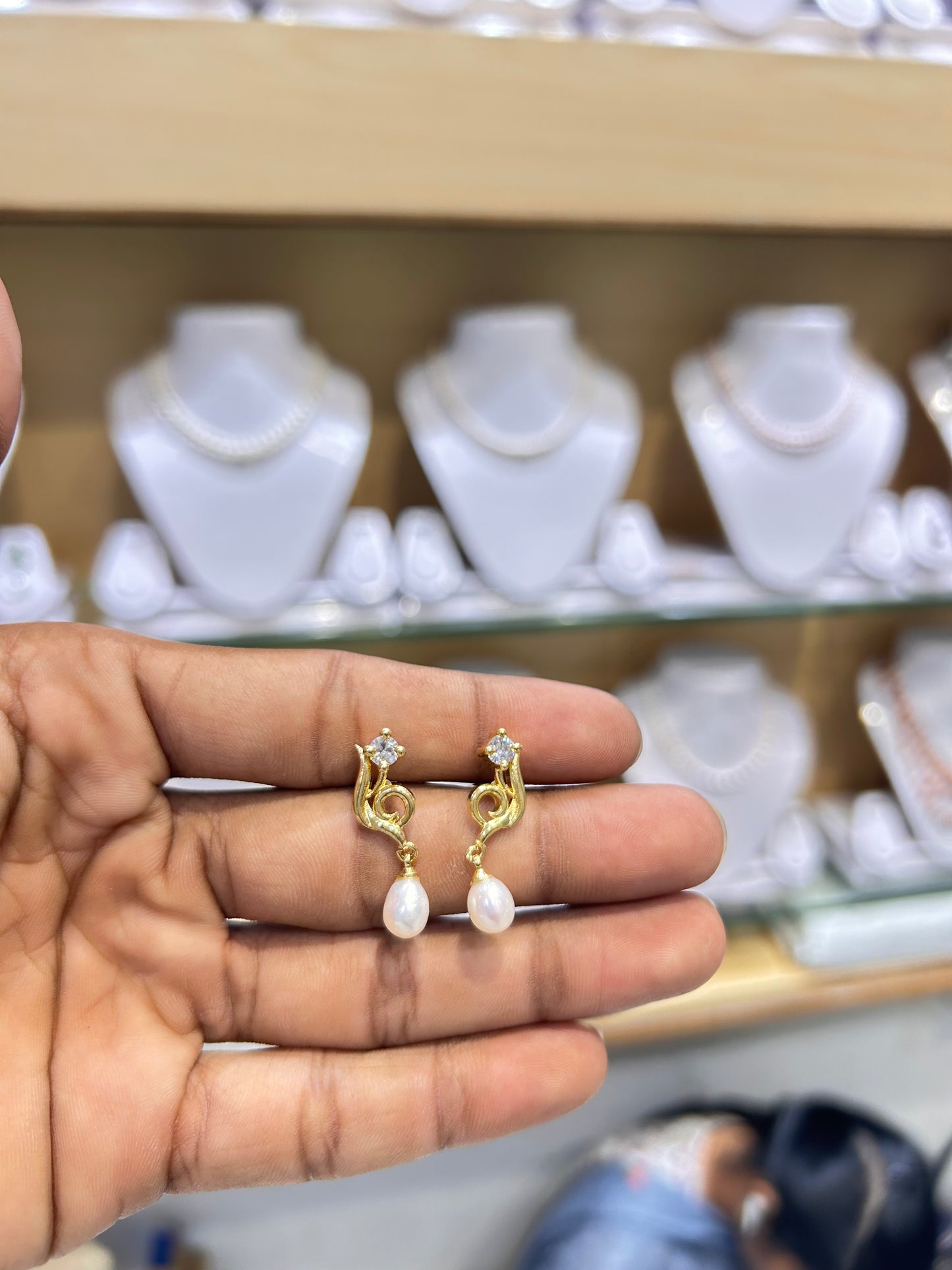 Stylish Designer Pearl Earrings
