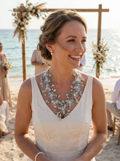 Fancy Real Pearls Necklace