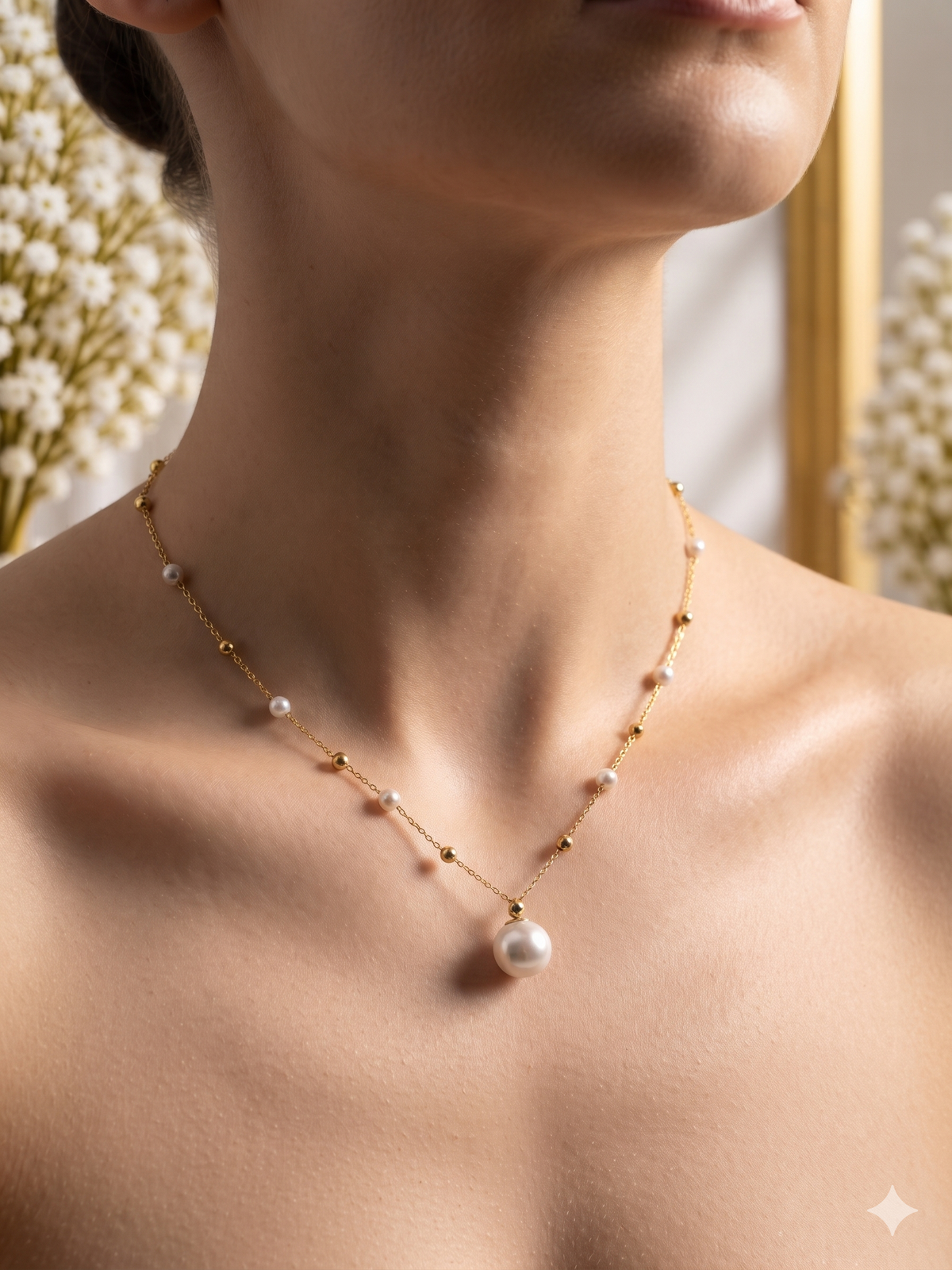Big & Small Pearls Beautiful Combination