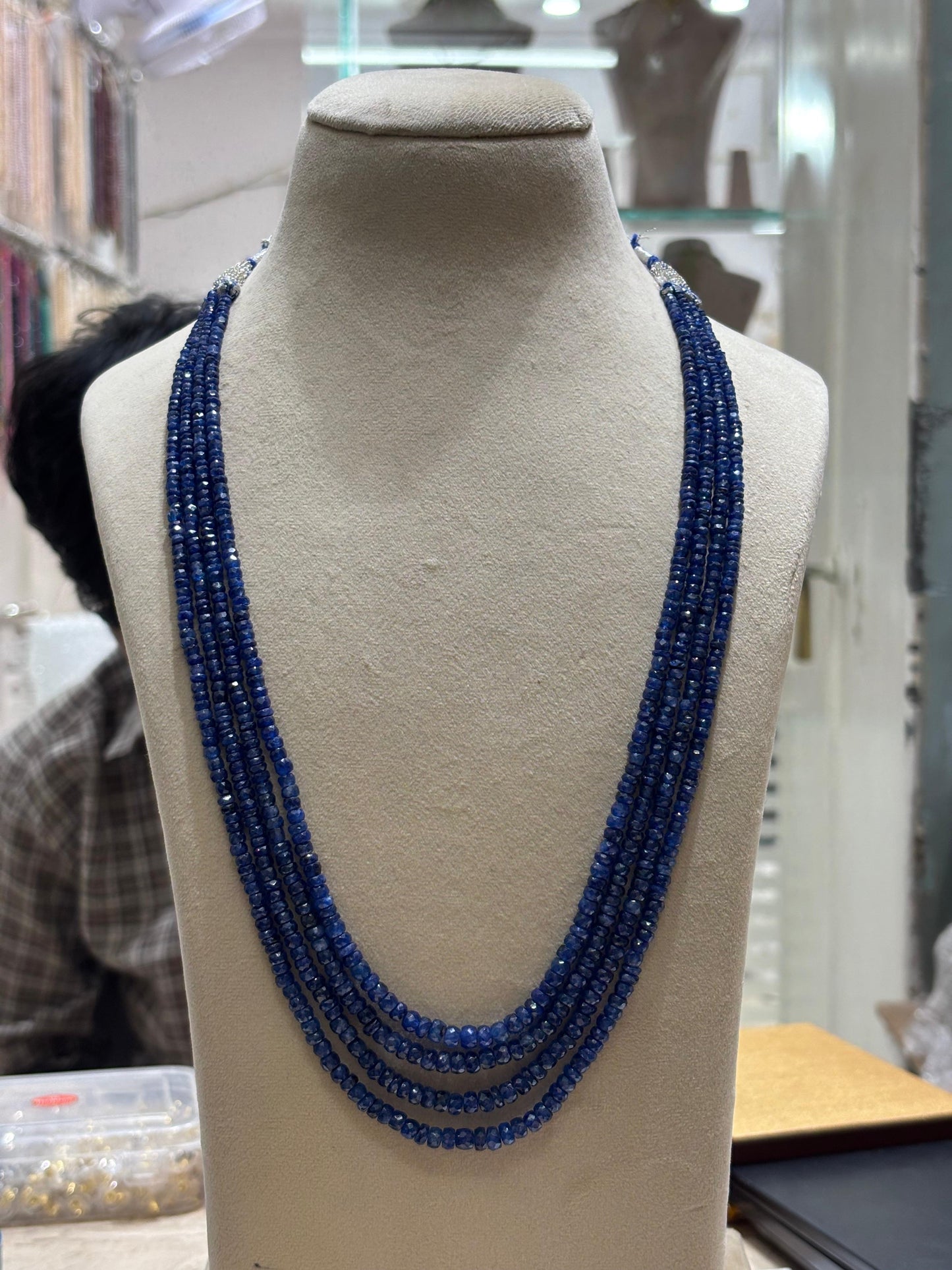 Real Blue Sapphire Four Layers