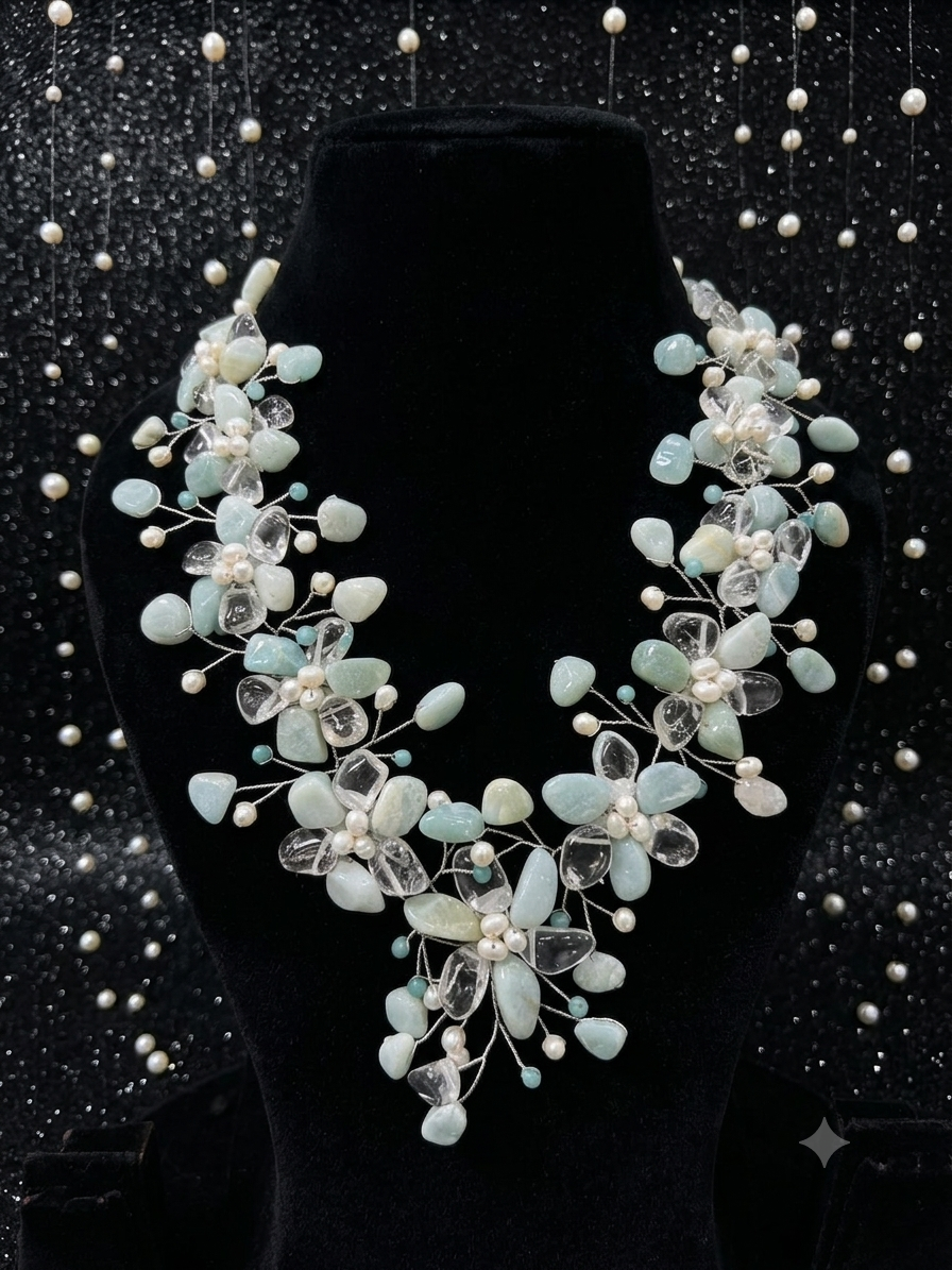 Fancy Real Pearls Necklace
