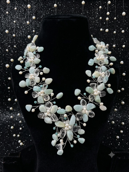 Fancy Real Pearls Necklace