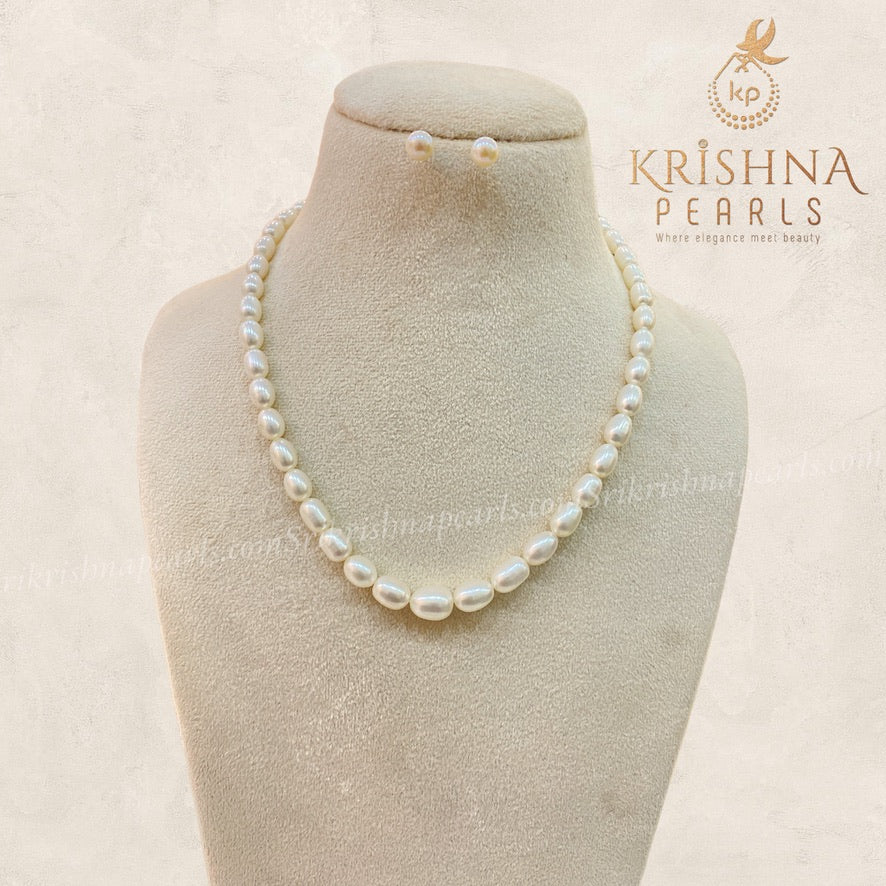 Classic Grading Oval Pearl Necklace