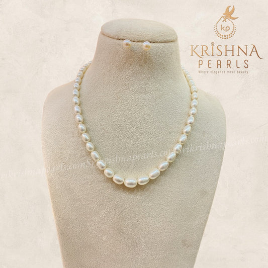 Classic Grading Oval Pearl Necklace