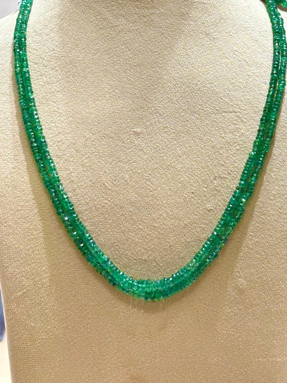 Real Natural Emeralds (Untreated) Two Layers