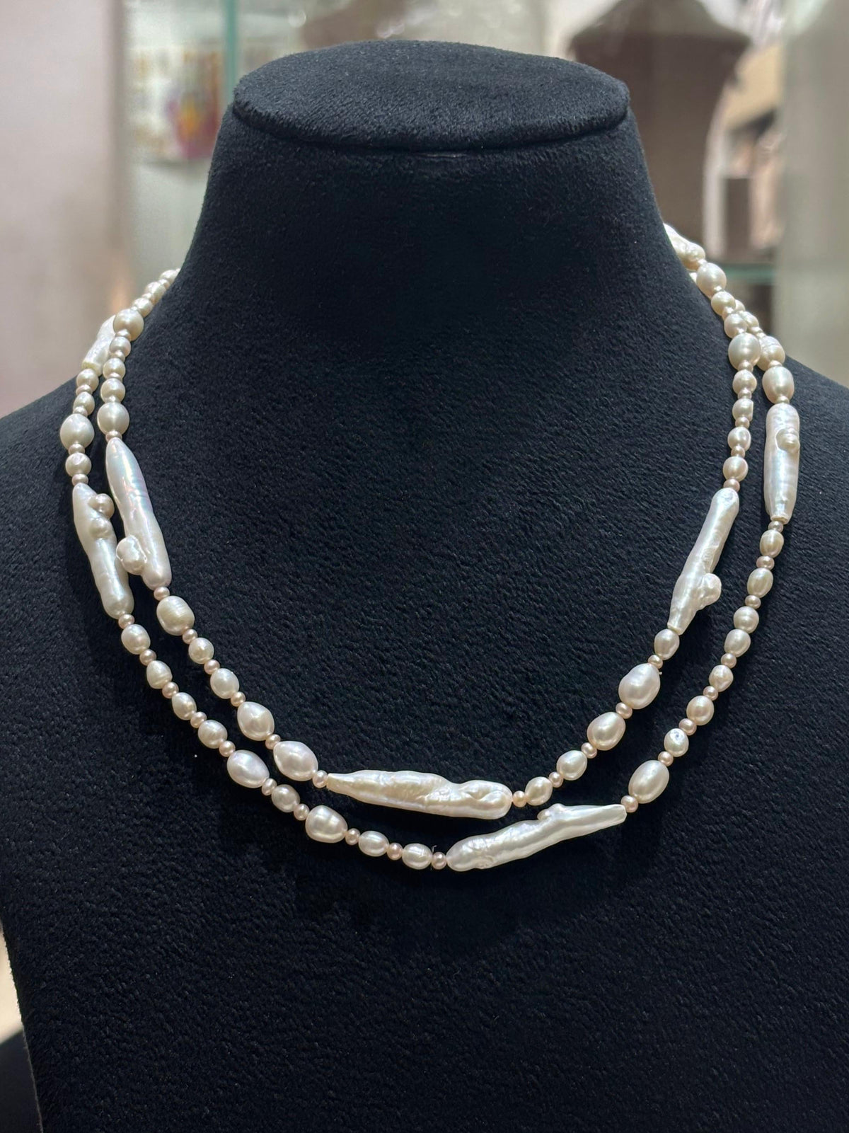 Nature Blessings - A Five Way Wear Long Pearls Long Necklace