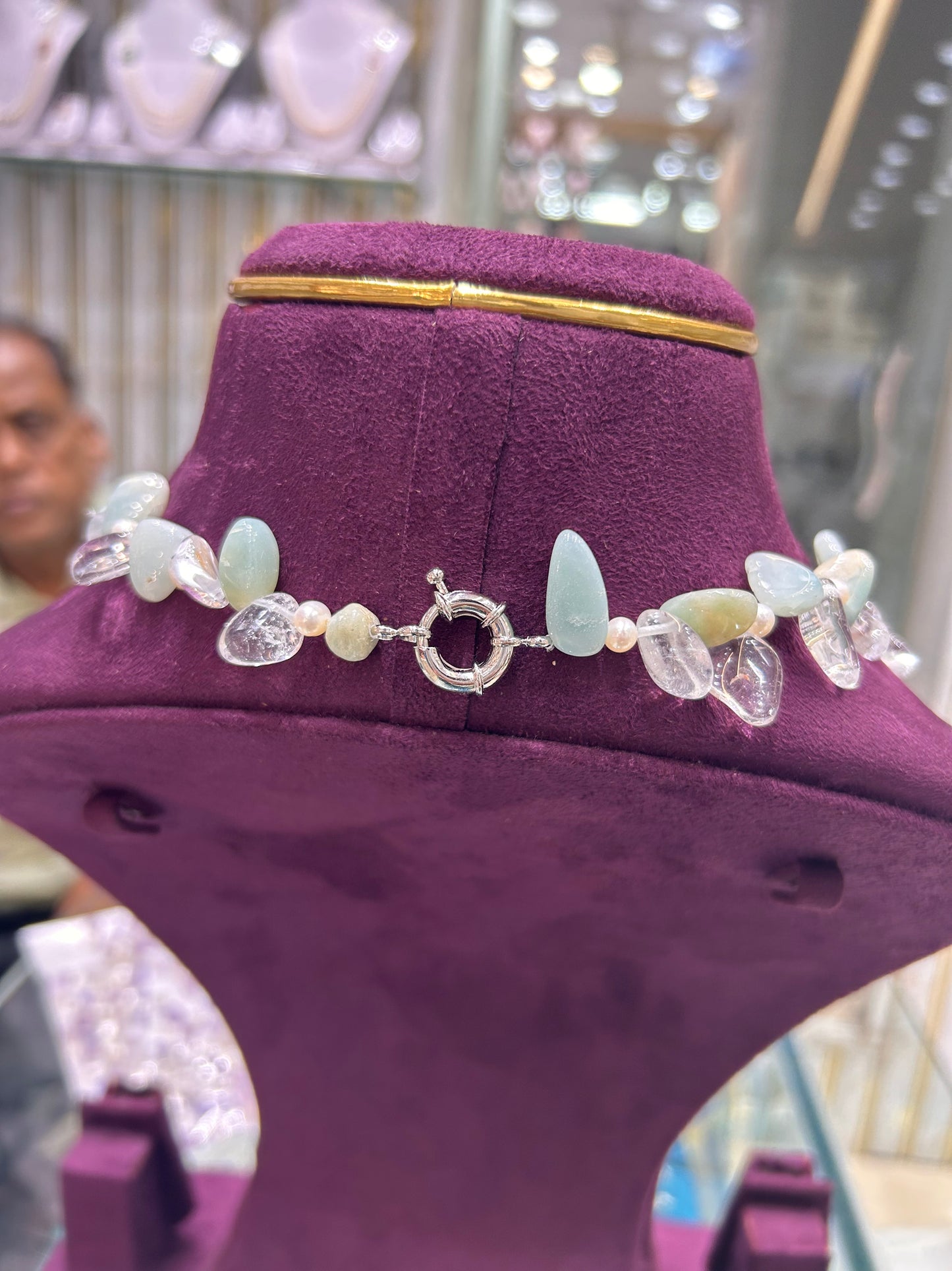 Fancy Real Pearls Necklace