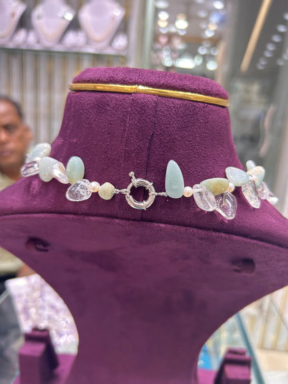 Fancy Real Pearls Necklace