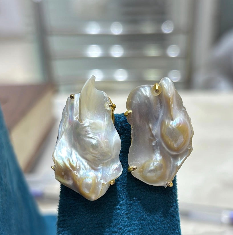 Baroque Pearl Studds