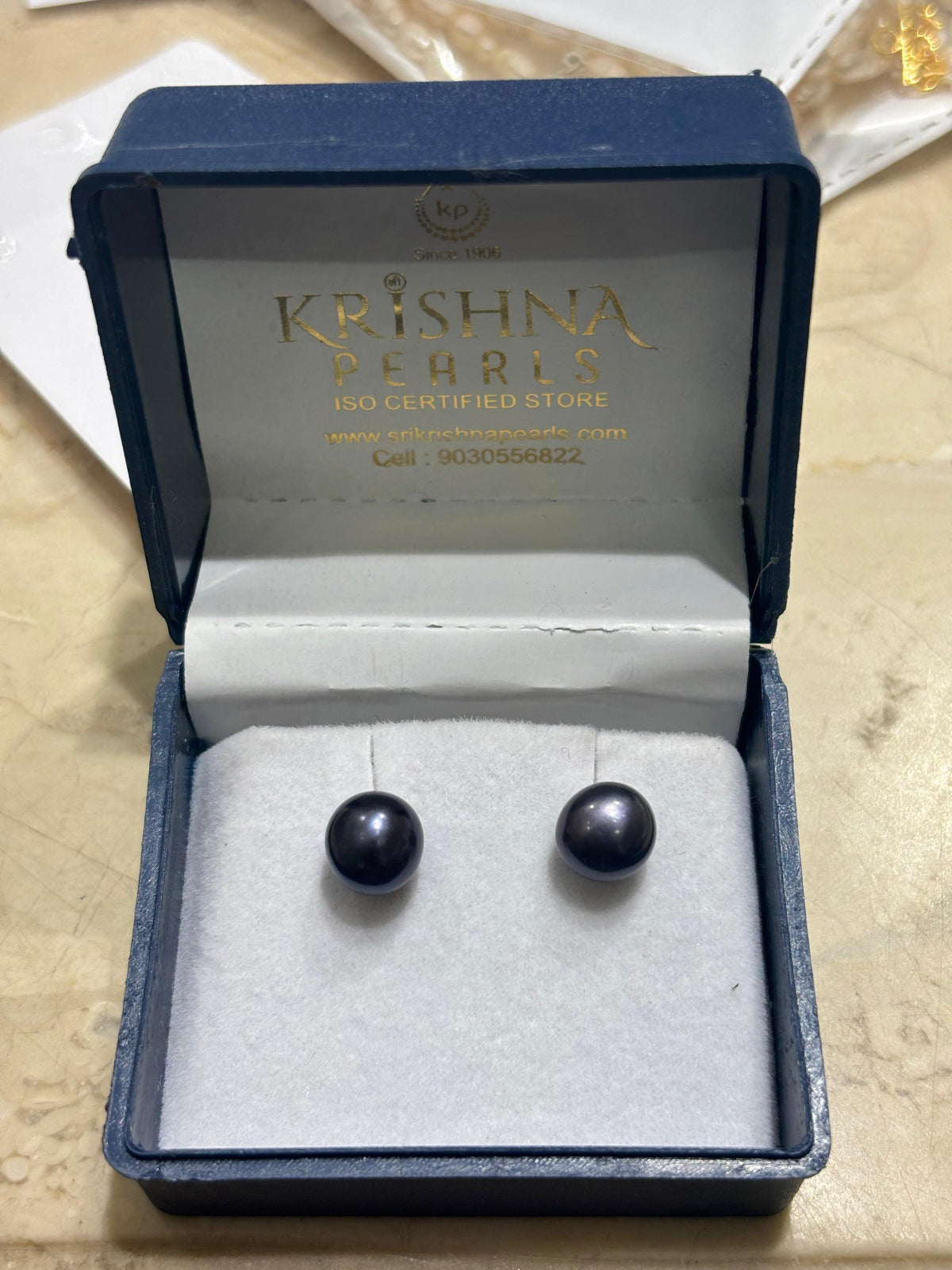 Black Baroque Pearls Necklace